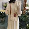 Women Crossbody Bags Fashion Woven Ladies Handbags Casual Holiday Simple Handmade Adjustable Straps Rattan Beach Bag