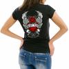 Jr. Cut Biker Dames Hart Van Een Engel T-shirt