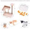 Miniature Wooden Dollhouse Cat Climbing Frame - BJD Doll Furniture Props