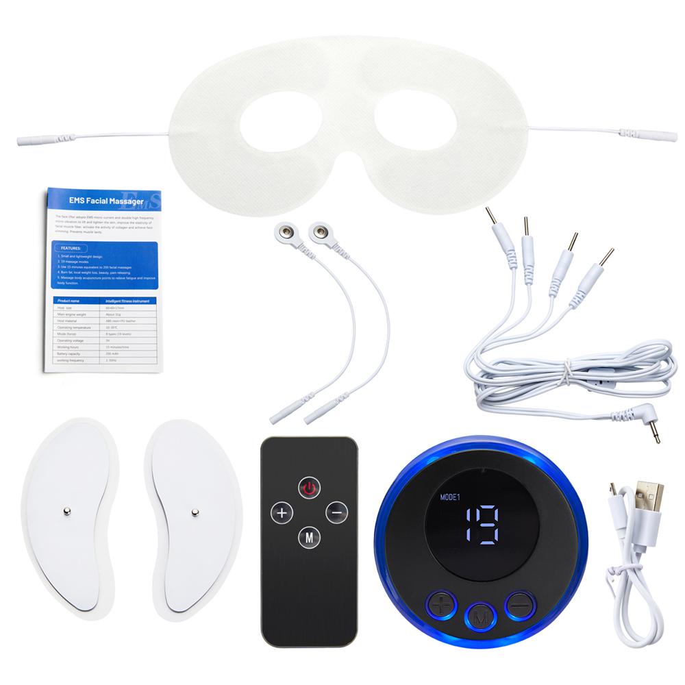 EMS Facial Lifting Massager Current Muscle Stimulator Face Beauty Machine Skin Tightening Antiwrinkle Face Skin Care Dark Circle