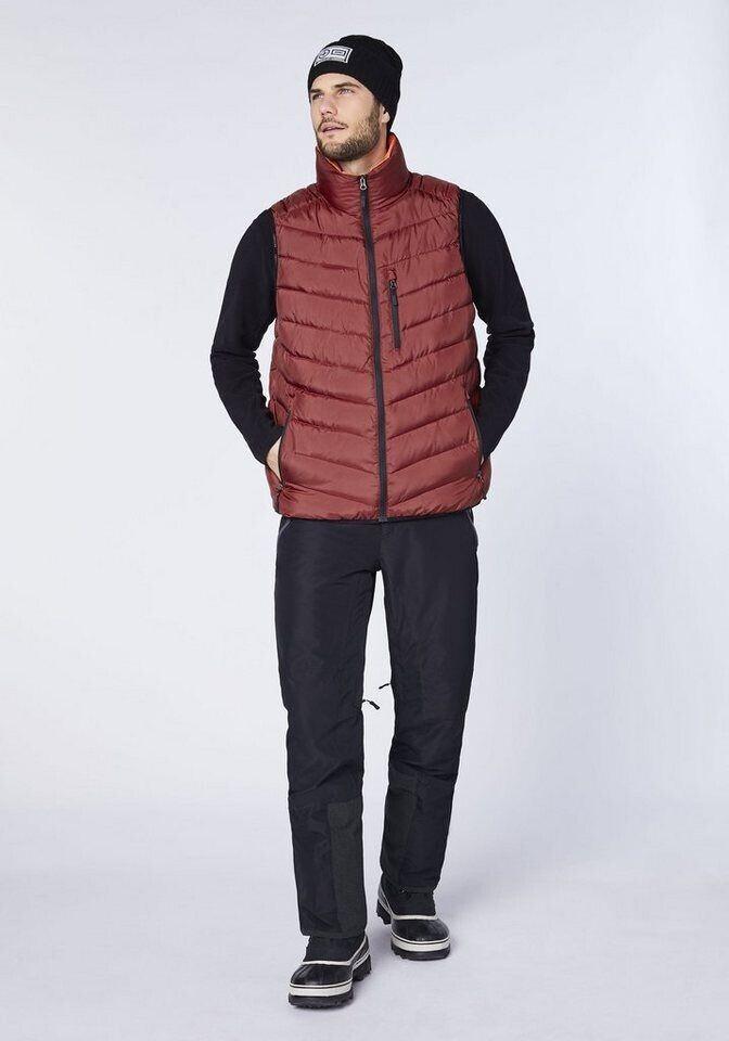 Зимняя куртка Chiemsee мужская с мягкой подкладкой в модном стеганом стиле (22213201) байковая красная