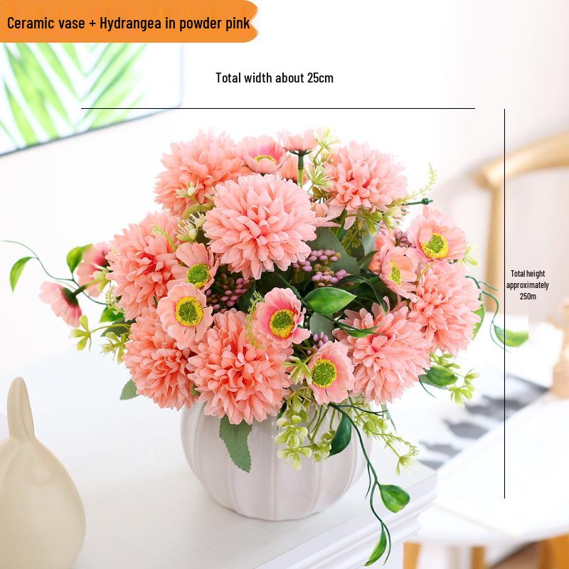 Artificial Silk Sunflower Floral Arrangement for Home Decor