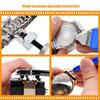 212Pcs Watch Repair Tool Kit Watchmaker Watch Case Repairing Opener Band Link Leather Storage Bag Kit Hand Tool Set