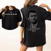 Herren Freizeit-Rundhals-T-Shirt mit ALkaline Trio Herzschädel Grafikdruck, Reg