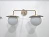 Mid Century Globe Wall Lamp Handmade Brass Sconce