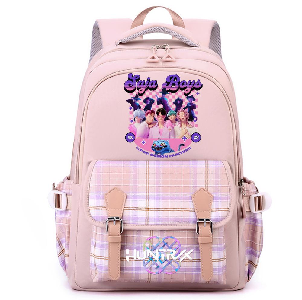 Rucsac Anime Desen Animat K-Pop Imprimat Capacitate Mare pentru Adolescent Student Fată Băiat Ghiozdan Rucsac Femei Capacitate Mare Impermeabil Geantă de Voiaj Cadou Copil