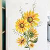 Painted Sunflower Wall Stickers Living Room Sofa Background Decoration Bedroom Home Decor Wall Beautification Stickers Wallpaper