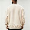 Men's Color Neck Sweatshirt Loose Fit Casual Pullover for Winter