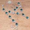 Chrome Diopside Gemstone Handmade Ethnic Jewelry Necklace Set 18-20''