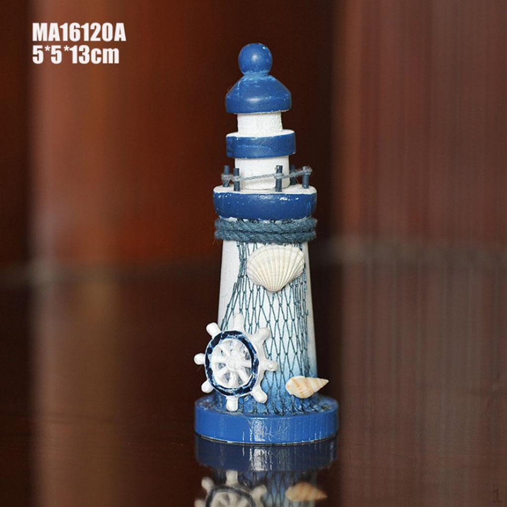 Desk Tabletop Beach Lighthouse Ornament Seaside , Room Decor, Kids Gift