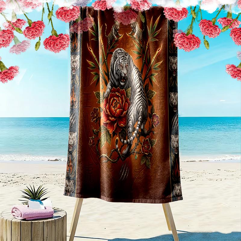 Magic School Fantastic Print Beach Towel, Large Soft Quick Dry Towel for Beach Camping Swimming