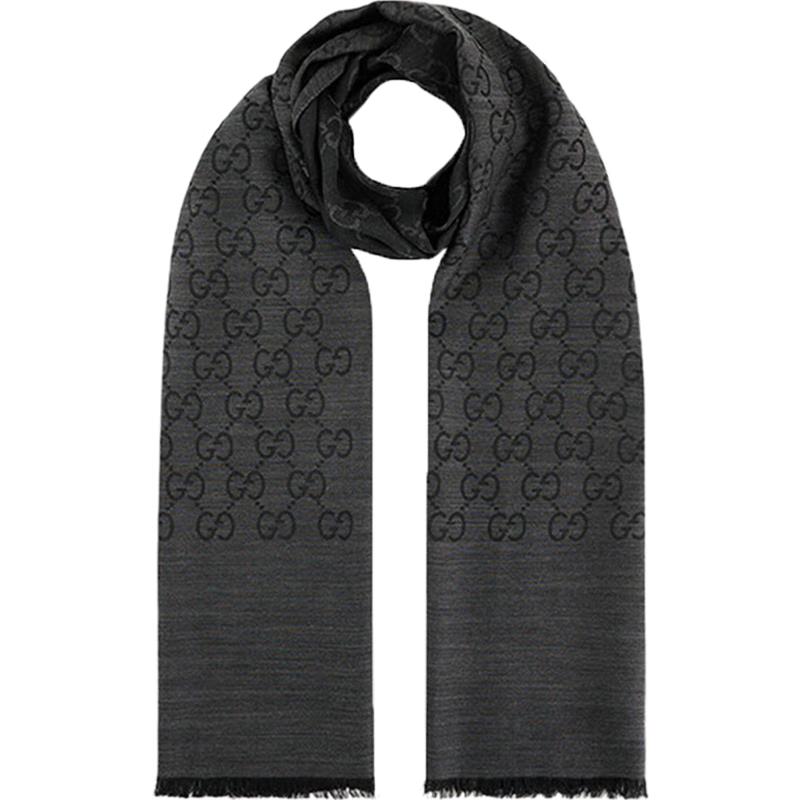 Gucci Women's Double G Print Wool Scarf