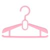 6Pcs Retractable Clothes Storage Hanger Jacket Pants Shirt Dress Drying Rack for BalconyPink