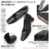 Recruitment BSVB3370 [Amiami] Pumps, Office, Business, Pumps, Black, 3.7cm, Women's, (3370B (Ankle Strap), 21.5)