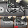 2PCS For Lexus LX 2008-2015 Carbon Fiber Auto Trument Panel Left Right Button Knob Cover Frame Decoration Interior Sticker