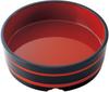 Noodle Black and Vermilion Made In Japan J-kitchens 8-inch Tray, String,