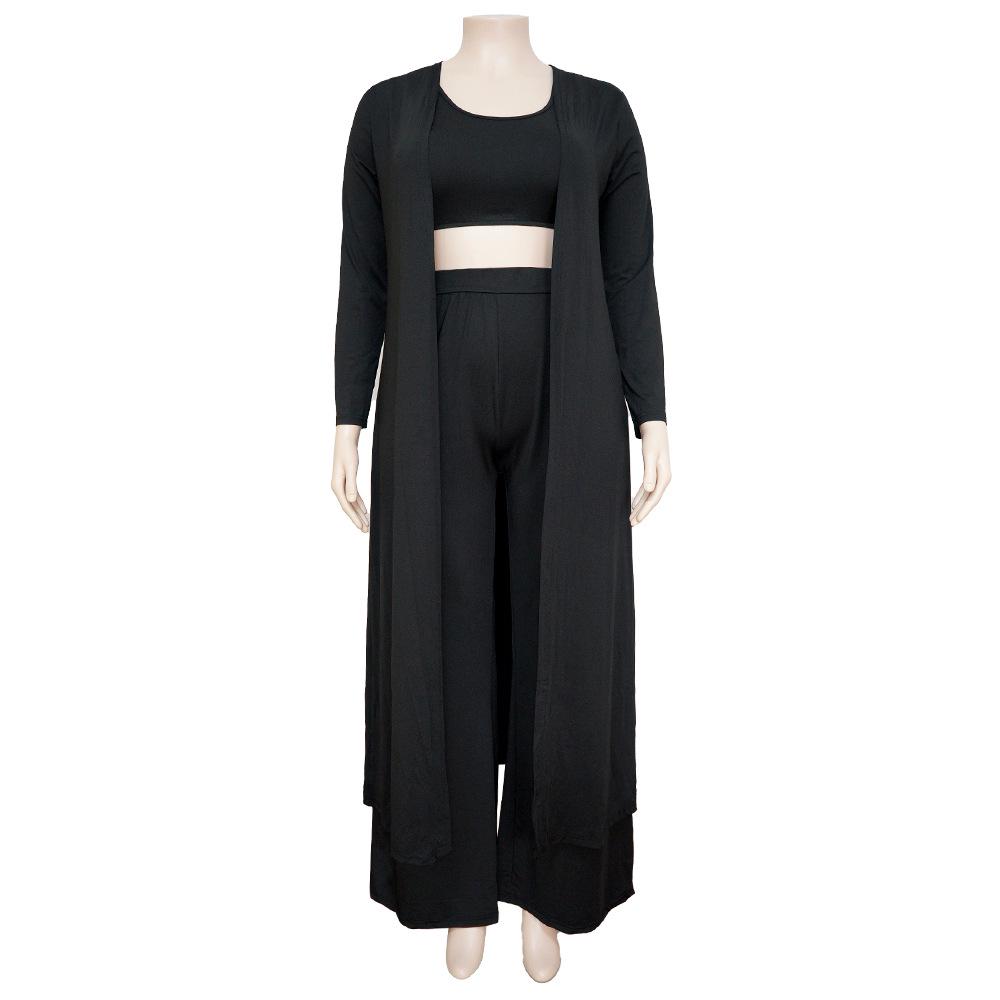 Women's Casual Fashion Sports Home Robe Coat Three-piece Set - 2022 Autumn/Winter Collection