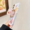 Cute Cartoon Graffiti Puppy Phone Case with Stand for iPhone 16/17 Pro Max