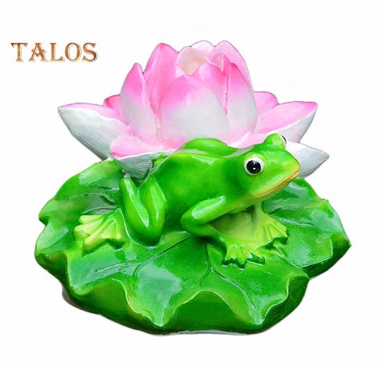 Statua Rana Fluttuante Resina Cartone Animato Rana Rilassante Ornamento Rana Fluttuante per Laghetto Statuetta Rana Fluttuante per Acquario Giardino Piscina Decorazione Elemento Acqua
