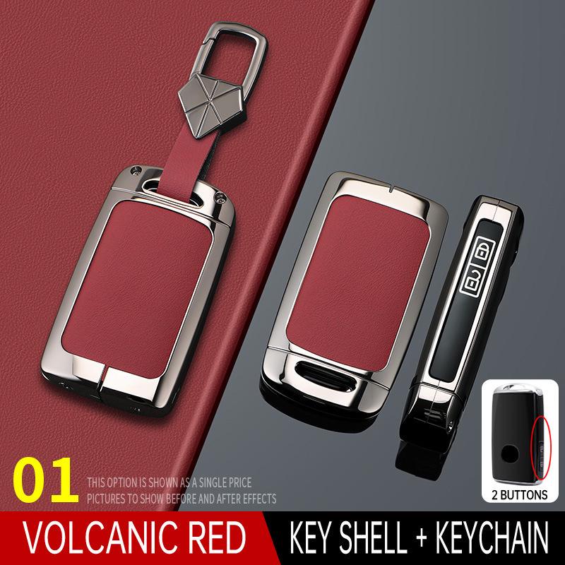 Mazda 3 Key Case with Angkesaila Buckle for CX4/CX5/Atz/CX30 - High-End Shell Bag for Men and Women