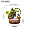 Feng Shui Water Feature: Circulating Fountain for Wealth Attraction and Landscaping – Perfect for Living Rooms, Offices, or Housewarmings