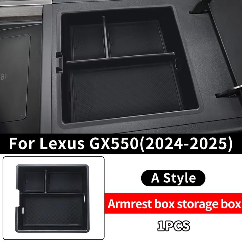 For 2024 Lexus GX550 Upgrade Interior Decoration Accessories GX 550 Center Console Armrest Box Storage Box Compartment Tray
