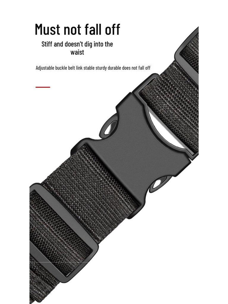 Delixi Durable Multifunctional Tool Waist Bag for Men - Sturdy, Portable Hardware Storage Solution