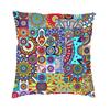Colorful Pattern Throw Pillowcase Living Room Decorative African Ethnic Geometric Floral Cushion Cover