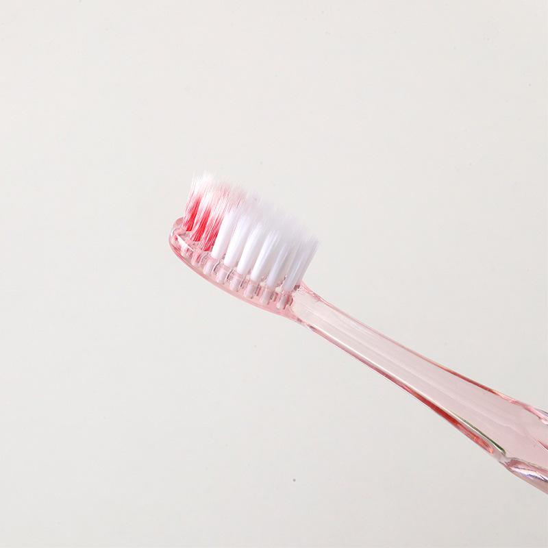 Crystal Pattern Gentle Care Toothbrush Family Pack - Spiral Bristles for Men & Women, 2-Pack