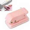 Plastic Hole Puncher For Multi Page Documents Smooth Punching Mechanism Travel Friendly Design Ideal Study Office Tool