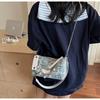Canvas Bag Women's Summer Versatile New Fashion Niche Chain Shoulder Messenger Bag Casual Pillow Bag