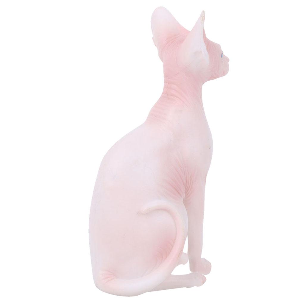 Simulation Hairless Cat Model Home Ornaments Desktop Decoration Kid Children ToyPL127?1562