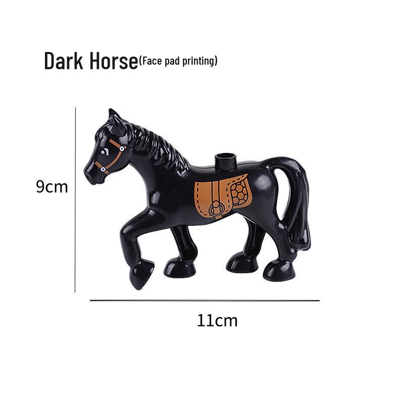 Compatible Large Bricks: Animal Accessories & Educational Building Blocks for Children - Ocean & Forest Themes