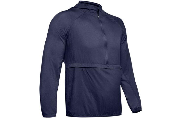 Under Armour Qualifier Jackets Men s Blue Hooded Moderate Other 1350174-497 XL