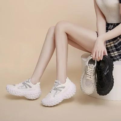 Women Tennis Sneaker Platform Designer Mesh Breathable Casual Shoes Men Outdoor Working Sports Shoes