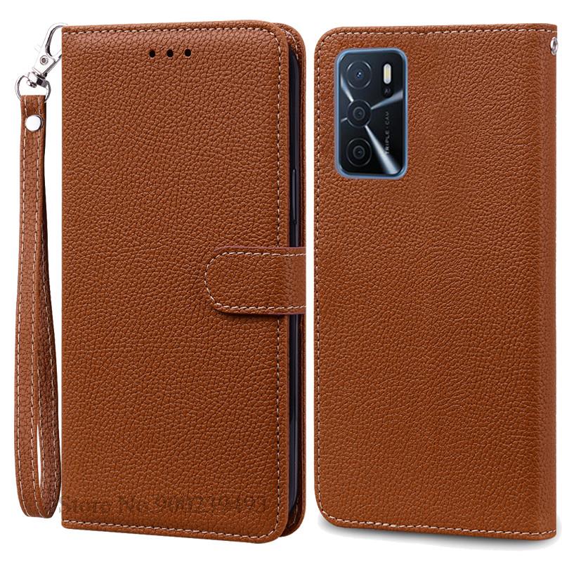 Pour OPPO A16 Étui Portefeuille à Rabat en Cuir Pour Oppo A16s Étui OppoA16 s CPH2269 CPH2271 Étui en Silicone Pour Oppo A16 A16s Housse