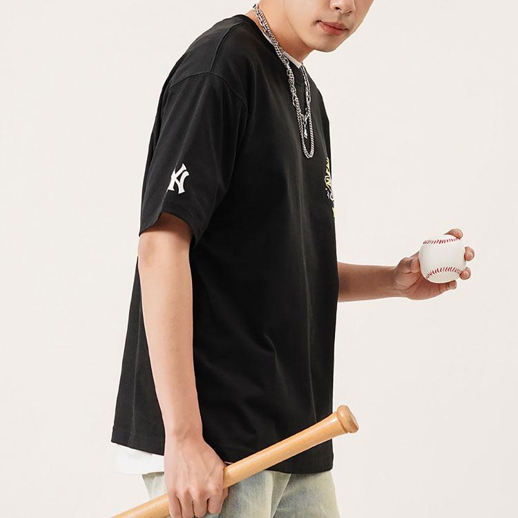 New MLB T Shirt American Vintage Unisex Black 3ATSL4023-50BKS