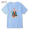 Mens High Quality 100 Cotton Funny Anime Tshirt Printing Summer T Shirt Casual Loose Male Crewneck for Men Tshirt Male Tee