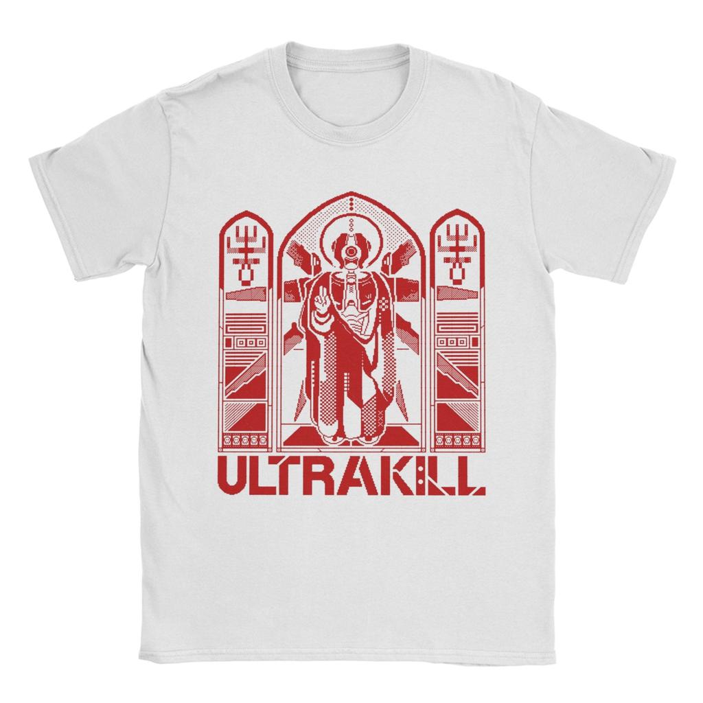 Men T-Shirts Ultrakill v2 Gabriel Casual Cotton Tee Shirt Short Sleeve  T Shirt Round Neck Clothing Plus Size
