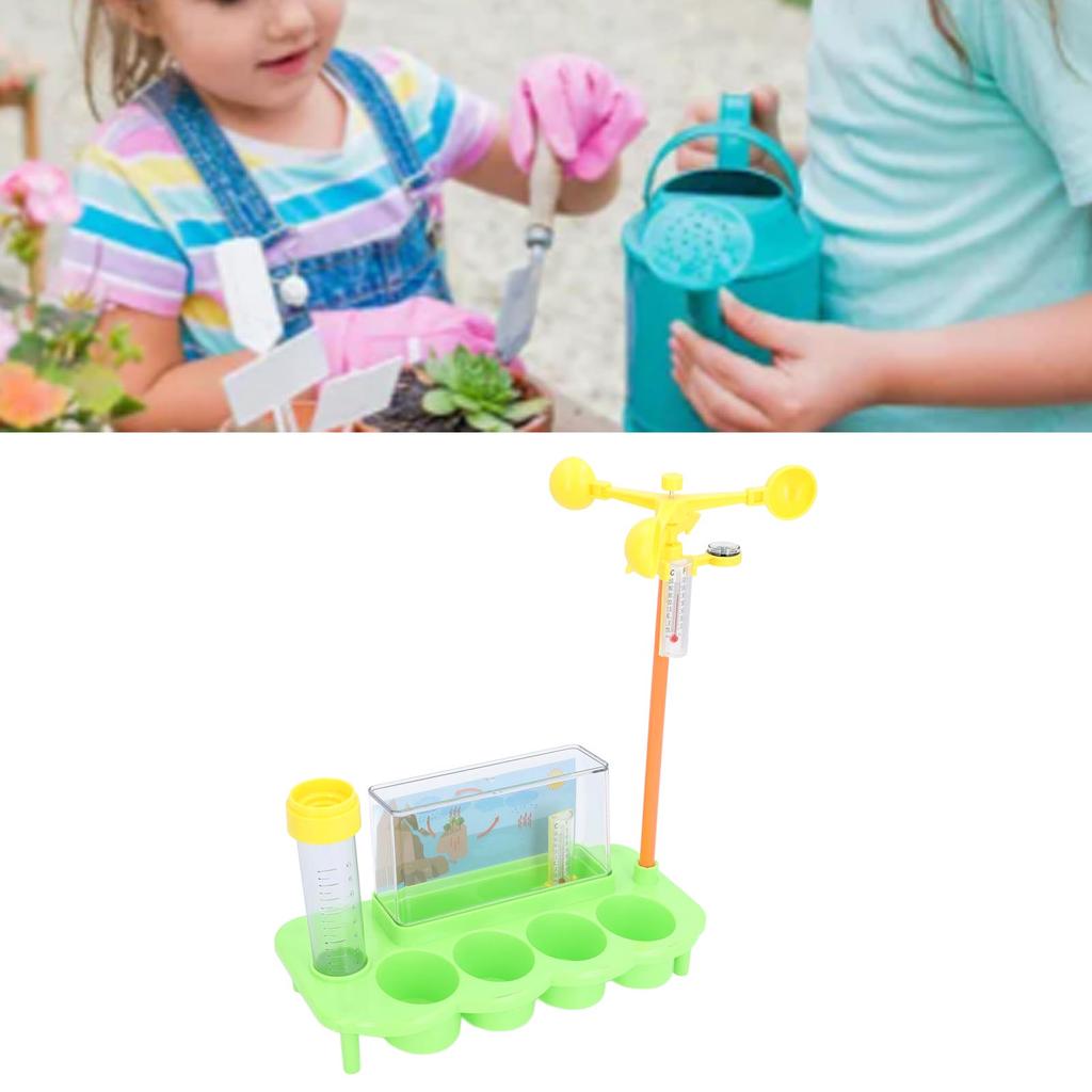 Planting Weather Toy 4 Ecological Scenes Preschool Educational Weather Science Toy for Children Kids