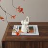 Ceramic Handicrafts Simulation Animal Sculpture Abstract Elephant Figurine Abstract Bubble Home Decoration Accessories