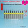 PCB Tungsten Steel Twist Drill Bits (0.1-1.0mm) - Free Shipping