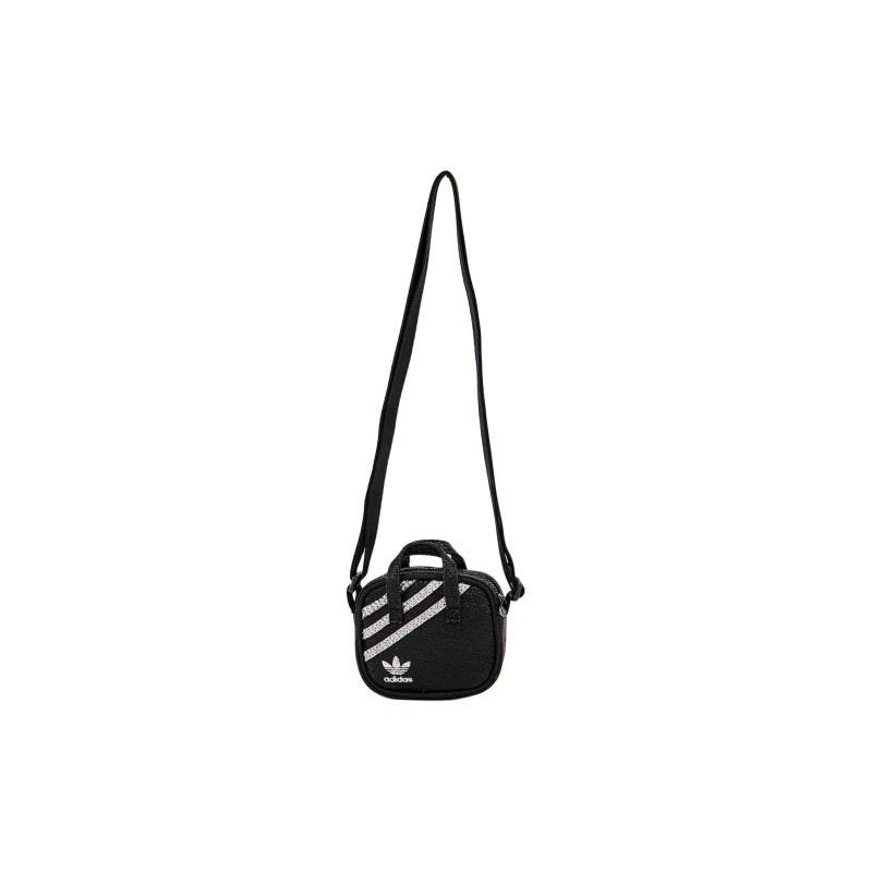 adidas Originals Polyester Cotton Blend Coin Purse, Key Pouch, Handbag, Crossbody Bag, Shoulder Bag Mini Unisex Black Adidas HB0012