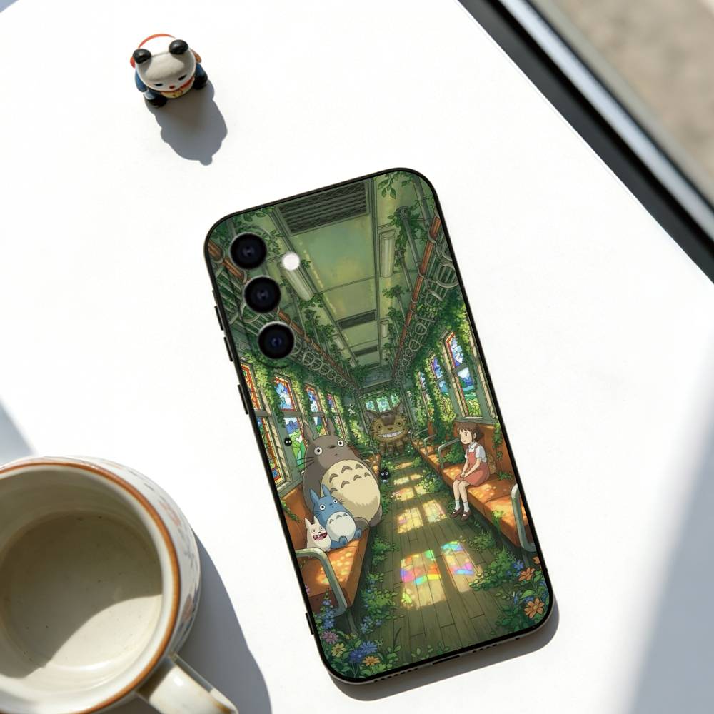 My Neighbor Totoro Phone Case Soft Black For Samsung Galaxy A73,A72,A71,A70,A53,A52,A51