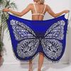 Breathable Soft Swimsuit Dress Pool Parties Dress Sleeveless Feature 3D Butterfly Detailing For Island Getaways Spa