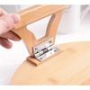 Sofa Tray Table Sofa Armrest Clip-On Tray Natural Bamboo Sofa Tray Practical TV Snack Tray for Remote Control Coffee Snacks