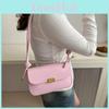Sac à bandoulière tendance pour femme 2024 Sac carré minimaliste en cuir PU