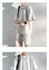 Men's Plus Size Casual Summer Two-Piece Set: Short-Sleeve T-shirt & Shorts