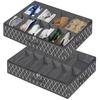 Shoe Clothing Organizer Under Bed Non-woven Storage Finishing Bag Foldable Storage Containers Box