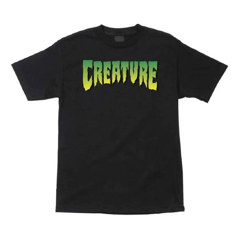 Camiseta Ss Creature Para Hombre, Camiseta De Skate Con Logo S